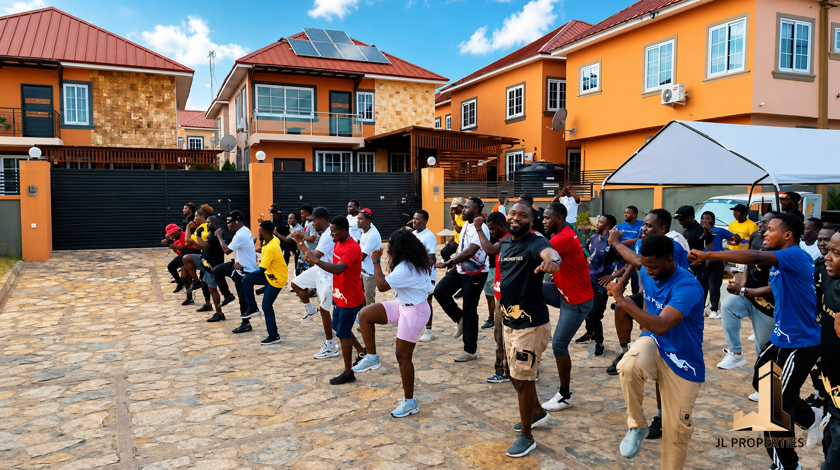 JL Properties staff during the Health Walk